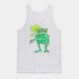 Funny robot Tank Top